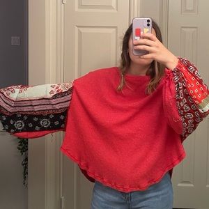 Free people balloon sleeved blouse
